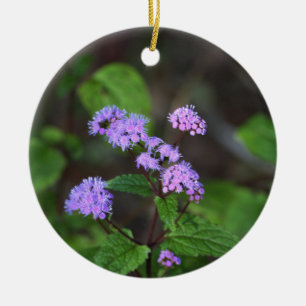 Paarse Wilde Bloemen Ornament