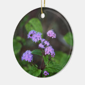 Paarse Wilde Bloemen Ornament (Links)