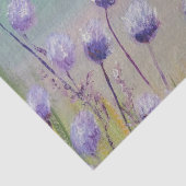 Paarse wilde bloemen tissuepapier (Detail)