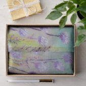 Paarse wilde bloemen tissuepapier (Geschenk)