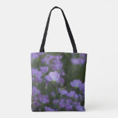 paarse wilde bloemen tote bag (Achterkant)