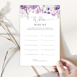 Paarse wilde bloemen waren wij vrijgezellenfeest