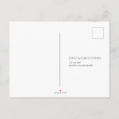 Paarse wilde bloemen Waterverf RSVP Uitnodiging Briefkaart (Achterkant)