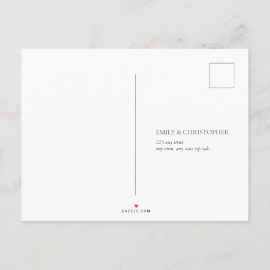 Paarse wilde bloemen Waterverf RSVP Uitnodiging Briefkaart (Achterkant)