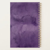 Paarse Wilde Tuinplanner - Aangepast Dagboek Planner (Achterkant)