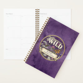 Paarse Wilde Tuinplanner - Aangepast Dagboek Planner