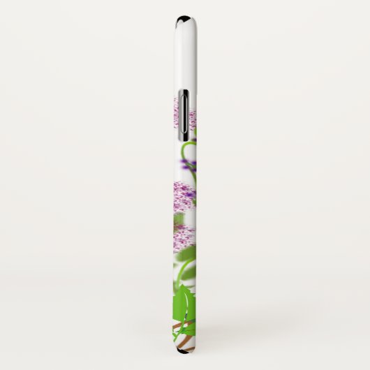 Paarse Wildflower Bouquet iPhone / iPad case (Achterkant / rechts)