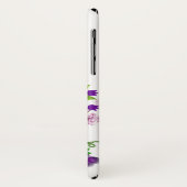 Paarse Wildflower Bouquet iPhone / iPad case (Achterkant/links)