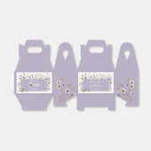 Paarse Wildflower Butterfly Garden Verjaardag Bedankdoosjes (Uitgevouwen)