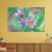Paarse Wildflower Canvas Art Afdruk (Insitu (Woonkamer))