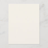 Paarse Wildflower Garden Wedding Informatiekaartje (Achterkant)