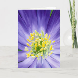 Paarse Wildflower Kaart
