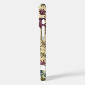 Paarse Wildflower Thistle Trendy Floral Typografie Case-Mate iPhone Case (Achterkant / Links)