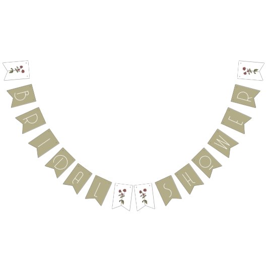 Paarse Wildflower Vrijgezellenfeest Decor Sage Gro Vlaggetjes (Alle)