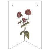 Paarse Wildflower Vrijgezellenfeest Decor Sage Gro Vlaggetjes (Eerste vlag)