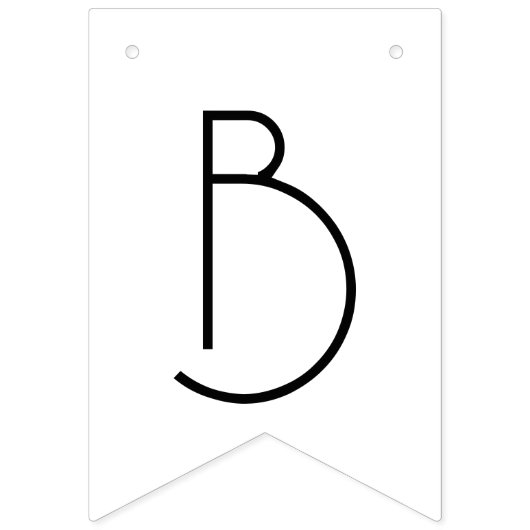 Paarse Wildflower Vrijgezellenfeest Decor Wit Vlaggetjes (Tweede vlag)