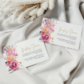 Paarse Wildflowers Display Douche Kaart