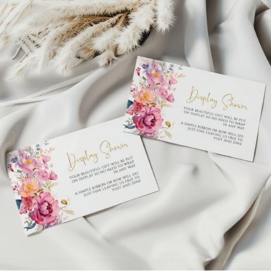 Paarse Wildflowers Display Douche Kaart