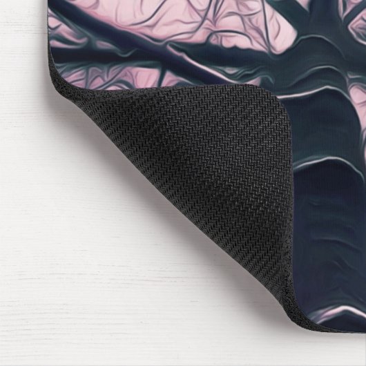 Paarse winterbomen, gestikt muismat (Hoek)