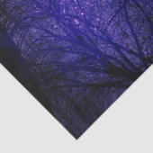 Paarse winterontkoppeling tissuepapier (Detail)