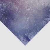 Paarse winterpine ontkoppeling bos tissuepapier (Detail)