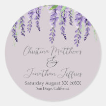 Paarse Wisteria Bloemen op Lavendel Elegant