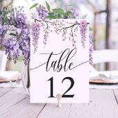 Paarse Wisteria Branch Waterverf bruiloft Kaart