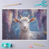 Paarse Wisteria Flowers Decoupage Tissuepapier (Craft)