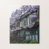 Paarse Wisteria Flowers Kensington Chelsea Londen Legpuzzel (Verticaal)