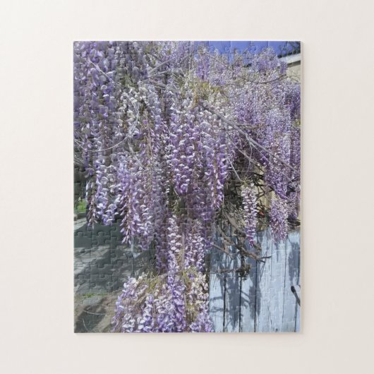 Paarse Wisteria Legpuzzel (Verticaal)