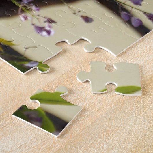 Paarse Wisteria Legpuzzel (Zijkant)