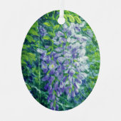 Paarse Wisteria Ornament (Voorkant)