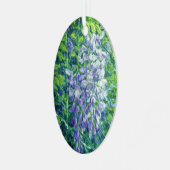 Paarse Wisteria Ornament (Voorkant links)