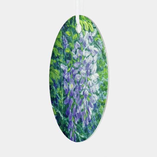 Paarse Wisteria Ornament (Voorkant links)