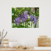Paarse Wisteria ~ print (Keuken)