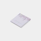 Paarse Wisteria Salie Bloem Tuin Bruiloft Post-it® Notes (Schuin)