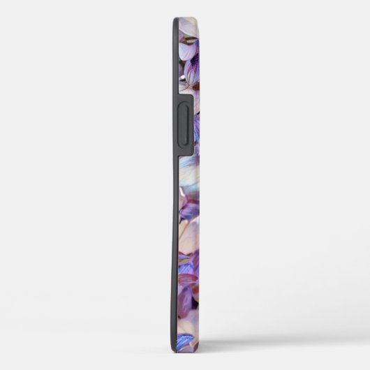 Paarse Wisteria Spring Flowers Art Phone Case (Achterkant / Rechts)