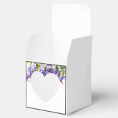 Paarse Wisteria Theme Wedding Favor Boxes Bedankdoosjes (Geopend)