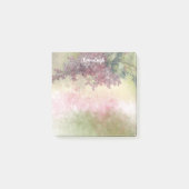 Paarse Wisteria Waterverf Mix Monogram Post-it® Notes (Voorkant)