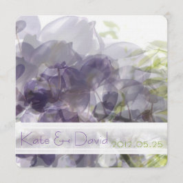 © Paarse Wisteria Whisper Wedding Invitting