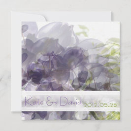 © Paarse Wisteria Whisper Wedding Invitting
