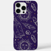 Paarse Witchy iPhone 16 Pro Max Hoesje (Achterkant)