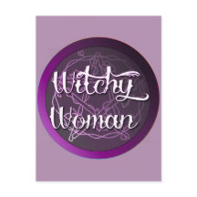 Paarse Witchy Woman