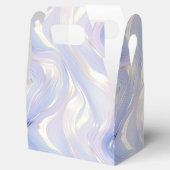 Paarse witgouden marmer bedankdoosjes (Geopend)