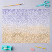 Paarse witgouden ombre luipaard print tissuepapier (Craft)