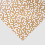 Paarse witgouden ombre luipaard print tissuepapier (Detail)