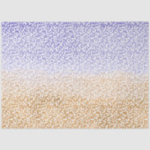 Paarse witgouden ombre luipaard print tissuepapier (Voorkant)