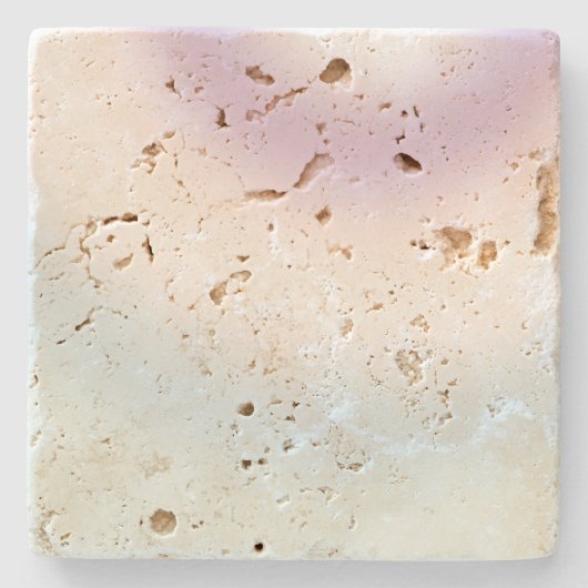 Paarse witte blauwe stropdas kleurstof stenen onderzetter (Voorkant)