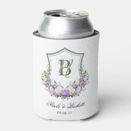 Paarse witte bloemenkam bruiloft koeler