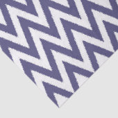 Paarse witte Chevron Tissuepapier (Detail)